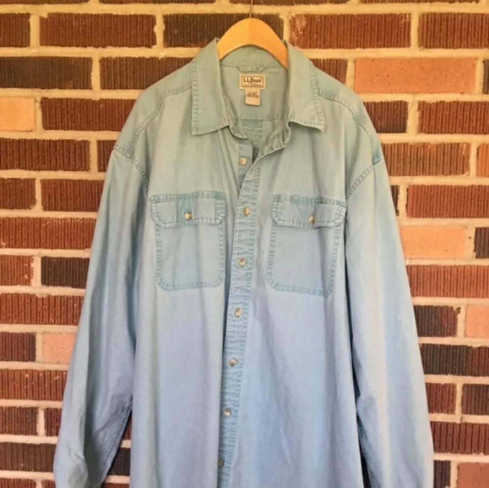 L.L. Bean sunwashed shirt Extra Large